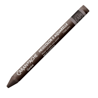Neocolor II water-soluble wax pencil - Caran d'Ache - 045, Vandycke Brown