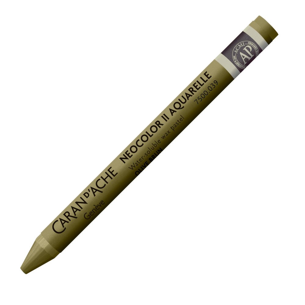 Pastela akwarelowa Neocolor II - Caran d'Ache - 039, Olive Brown