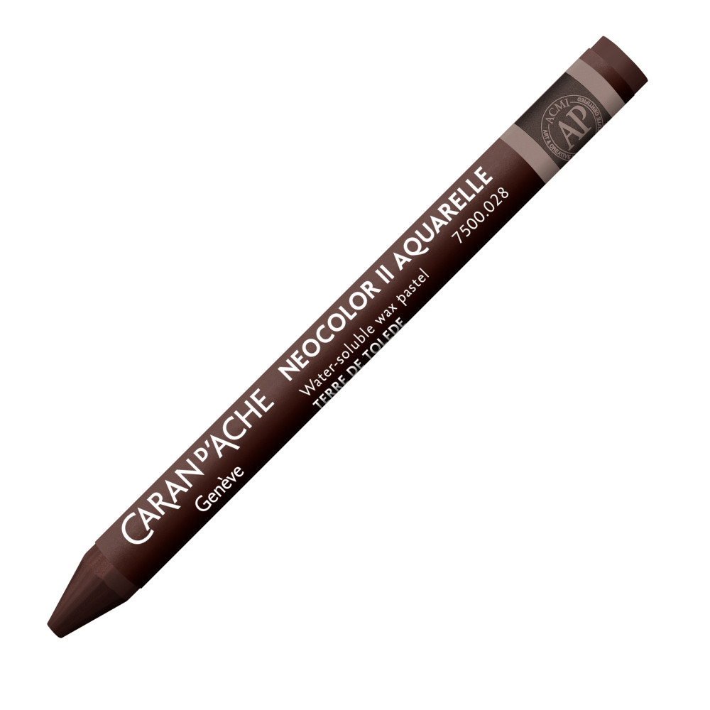 Neocolor II water-soluble wax pencil - Caran d'Ache - 028, Toledo Brown