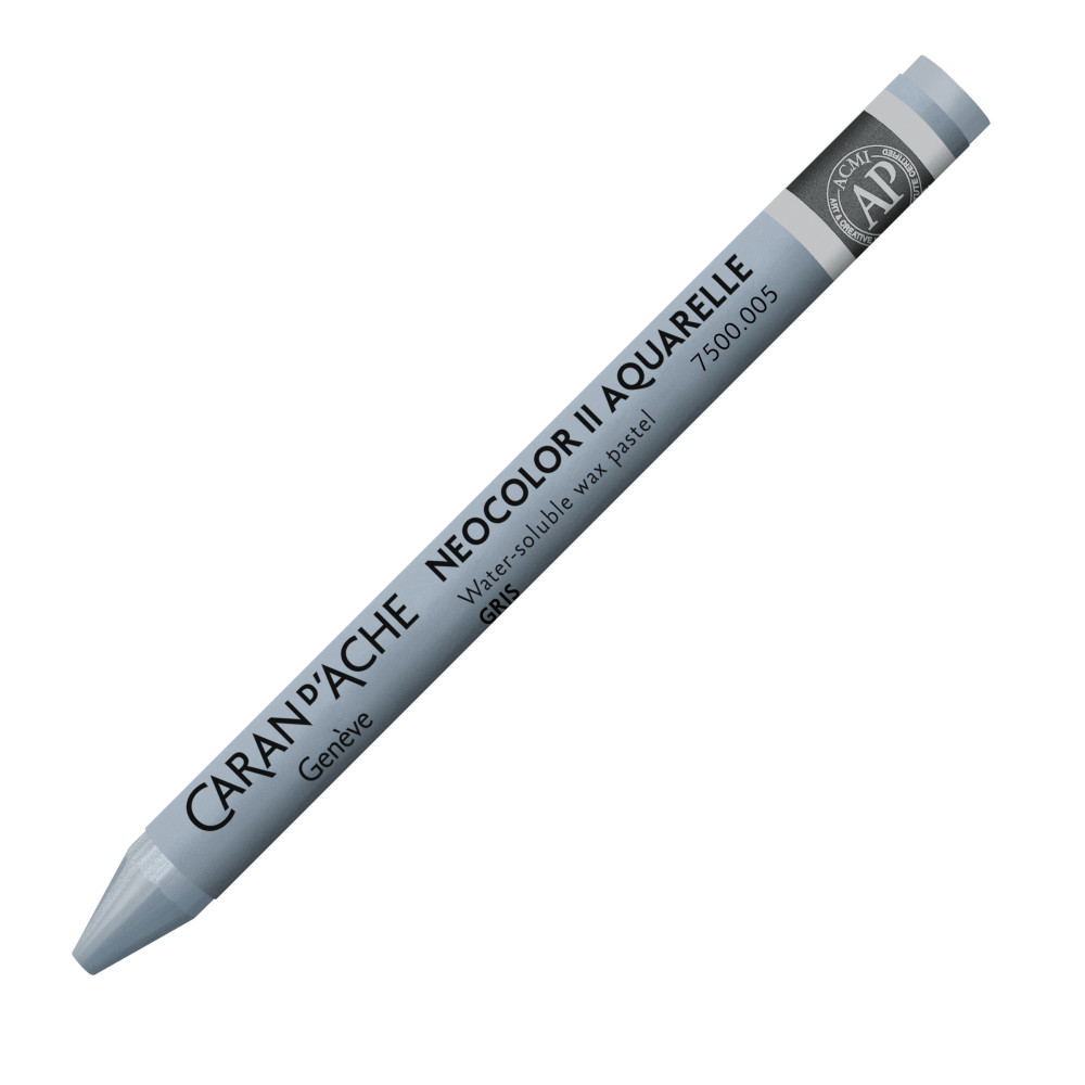 Neocolor II water-soluble wax pencil - Caran d'Ache - 005, Grey