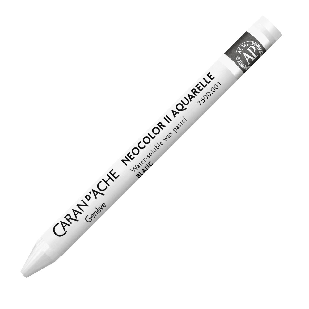 Neocolor II water-soluble wax pencil - Caran d'Ache - 001, White