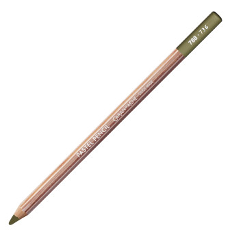 Dry Pastel Pencil - Caran d'Ache - 736, Brown Olive 50%
