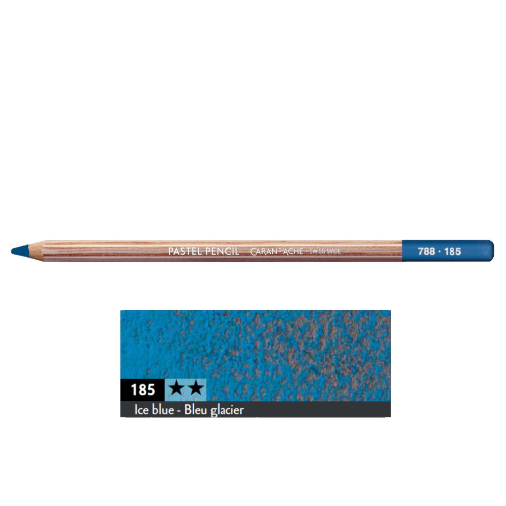 Dry Pastel Pencil - Caran d'Ache - 185, Ice Blue