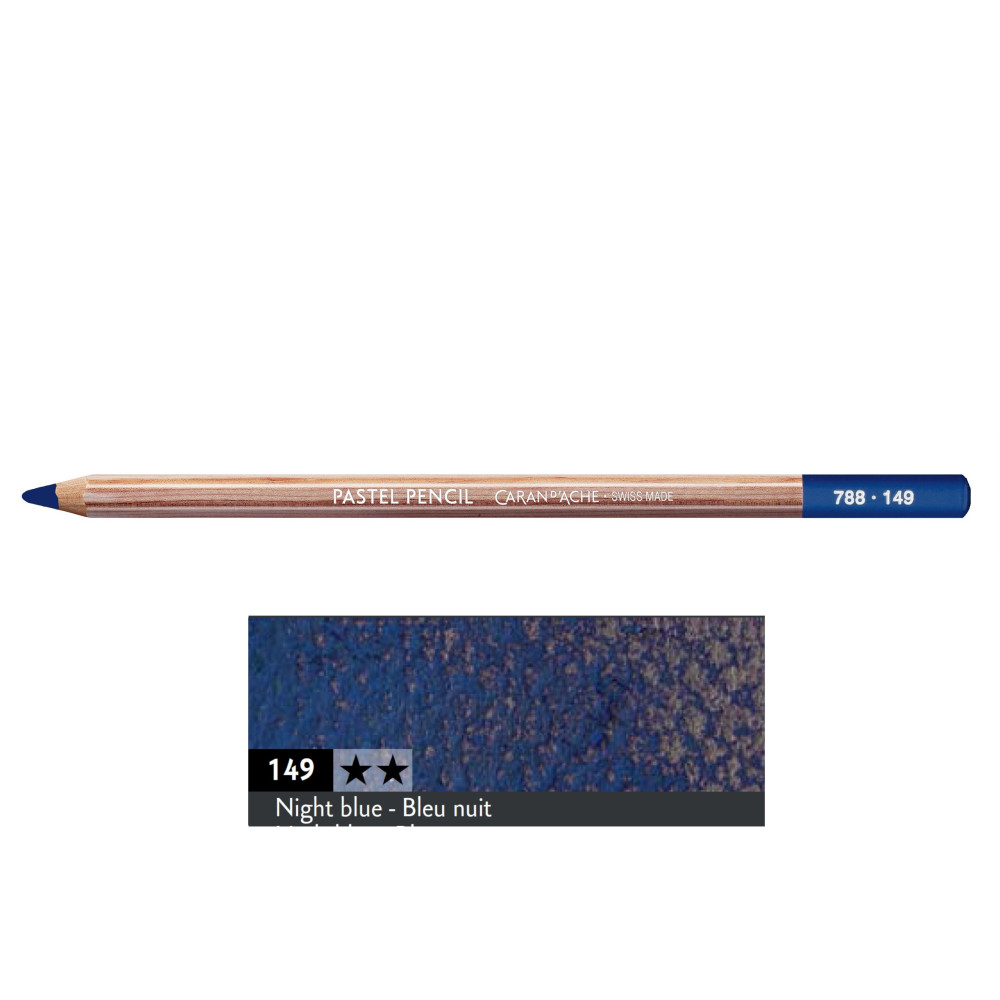 Dry Pastel Pencil - Caran d'Ache - 149, Night Blue