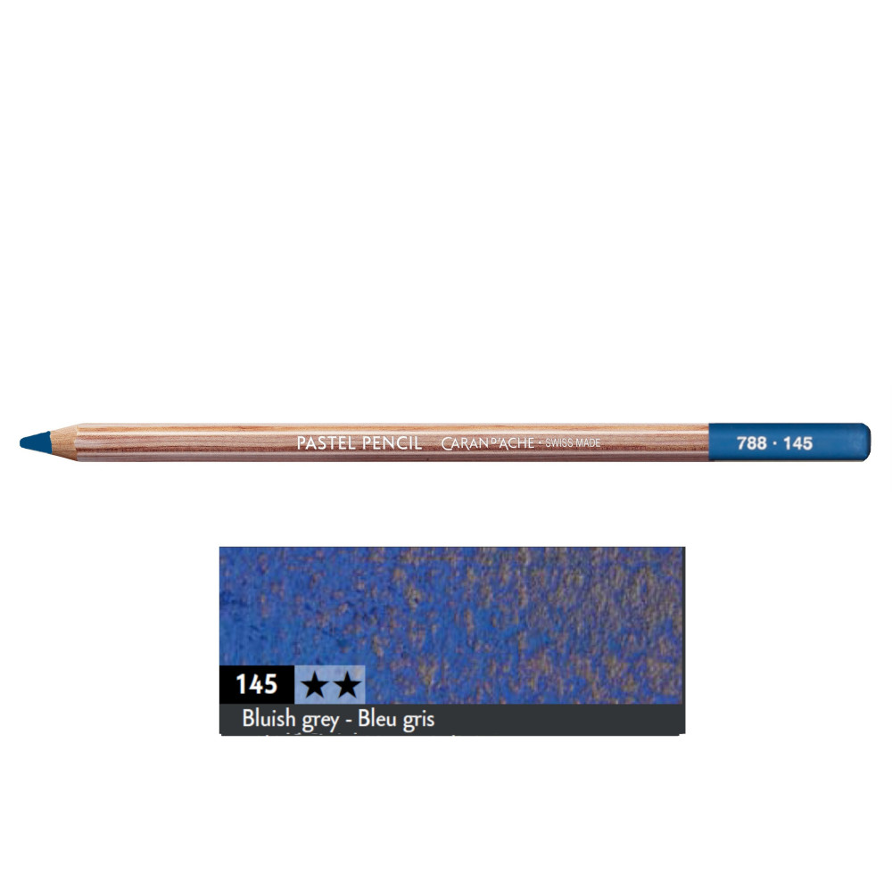 Dry Pastel Pencil - Caran d'Ache - 145, Bluish Grey