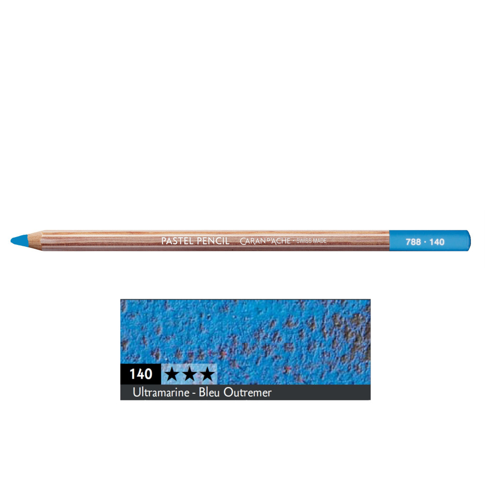 Dry Pastel Pencil - Caran d'Ache - 140, Ultramarine