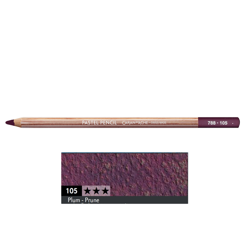 Pastela sucha w kredce Pastel Pencil - Caran d'Ache - 105, Plum