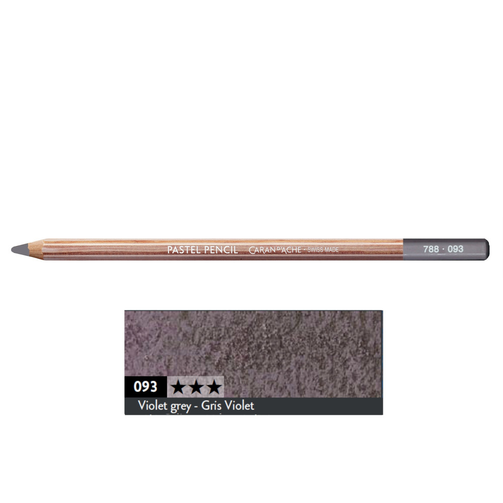 Dry Pastel Pencil - Caran d'Ache - 093, Violet Grey