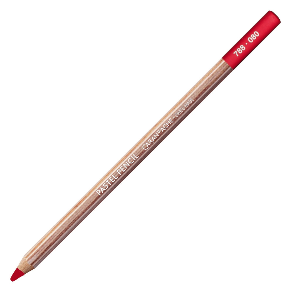 Pastela sucha w kredce Pastel Pencil - Caran d'Ache - 080, Carmine Lake