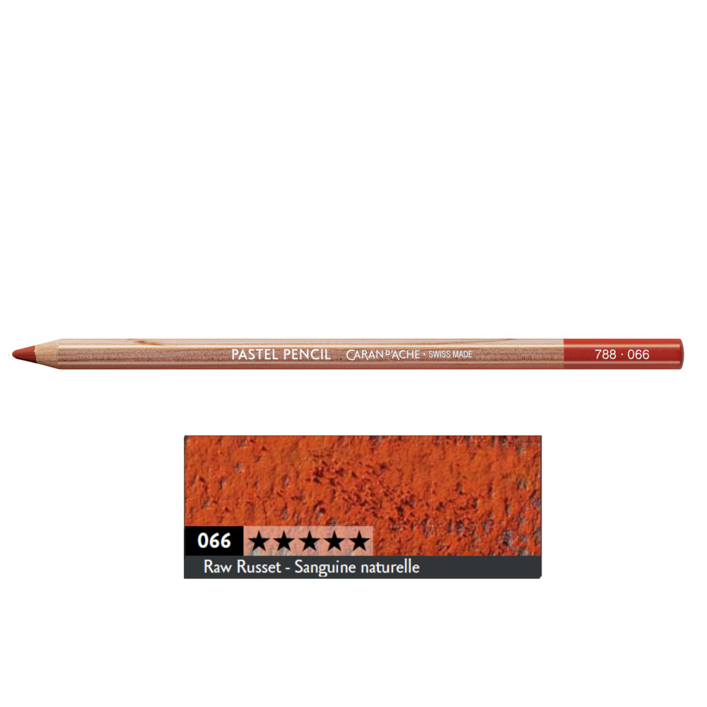 Dry Pastel Pencil - Caran d'Ache - 066, Raw Russet