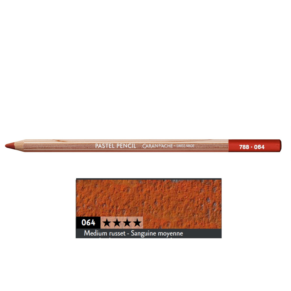 Pastela sucha w kredce Pastel Pencil - Caran d'Ache - 064, Medium Russet