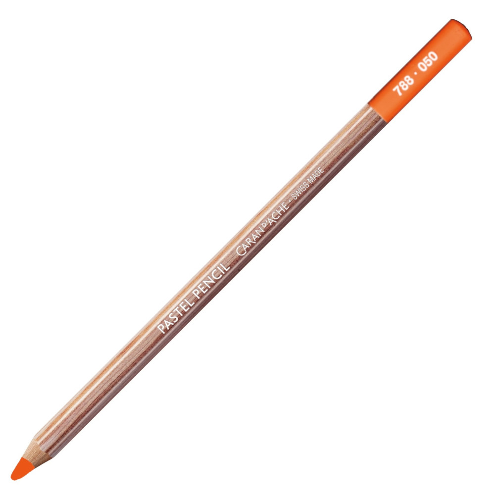 Pastela sucha w kredce Pastel Pencil - Caran d'Ache - 050, Flame Red