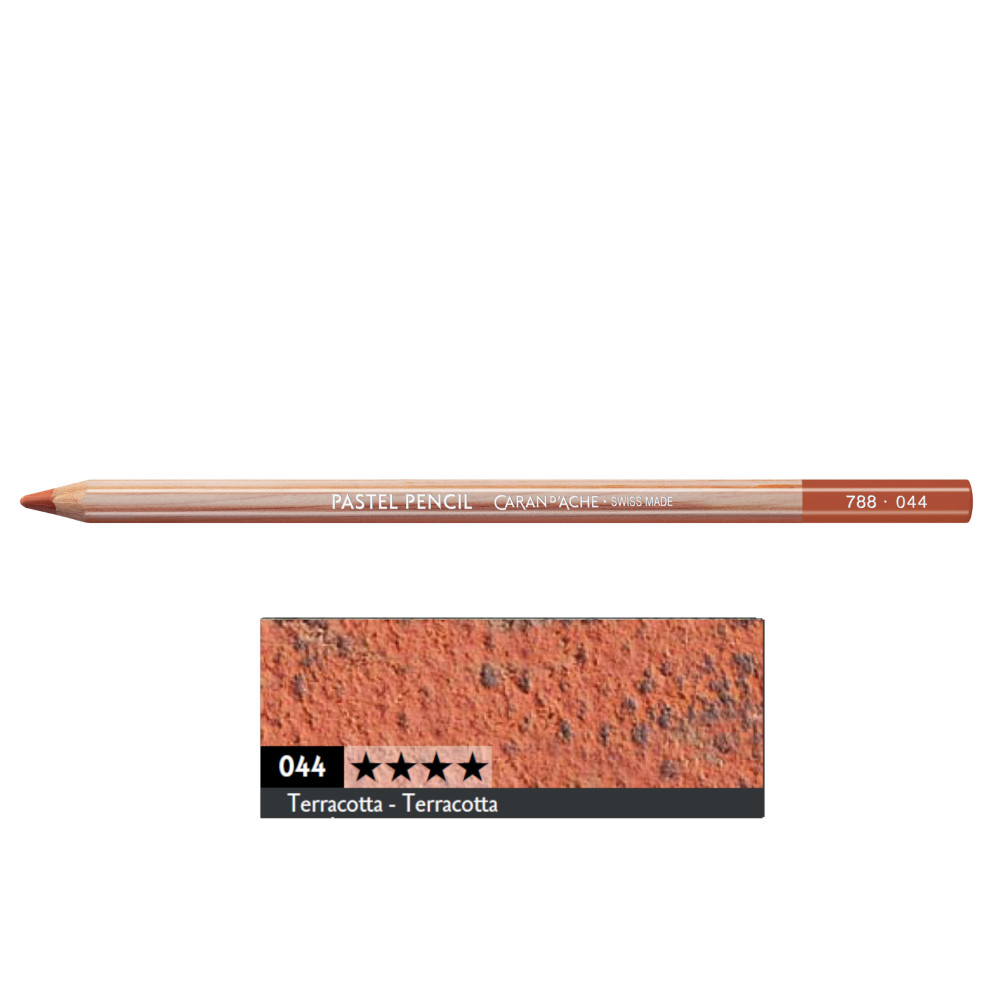Pastela sucha w kredce Pastel Pencil - Caran d'Ache - 044, Terracotta