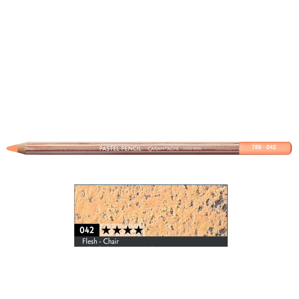 Pastela sucha w kredce Pastel Pencil - Caran d'Ache - 042, Flesh