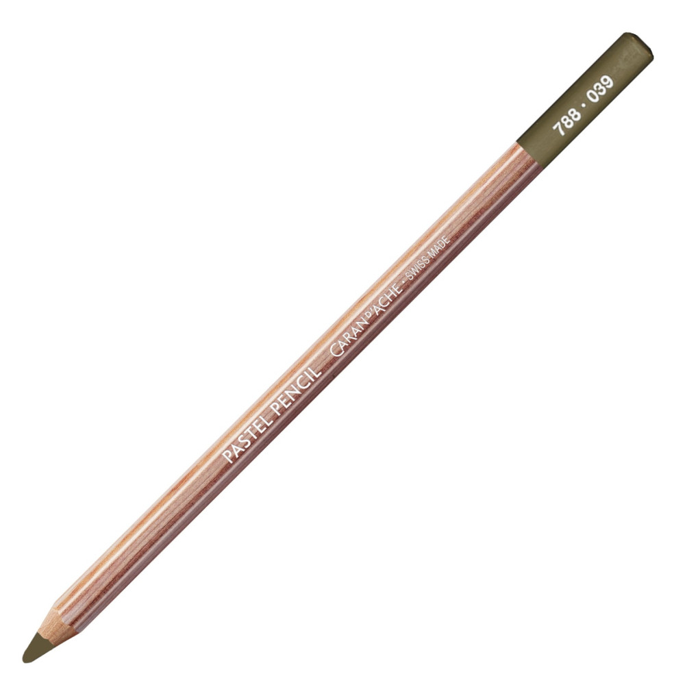 Dry Pastel Pencil - Caran d'Ache - 039, Olive Brown