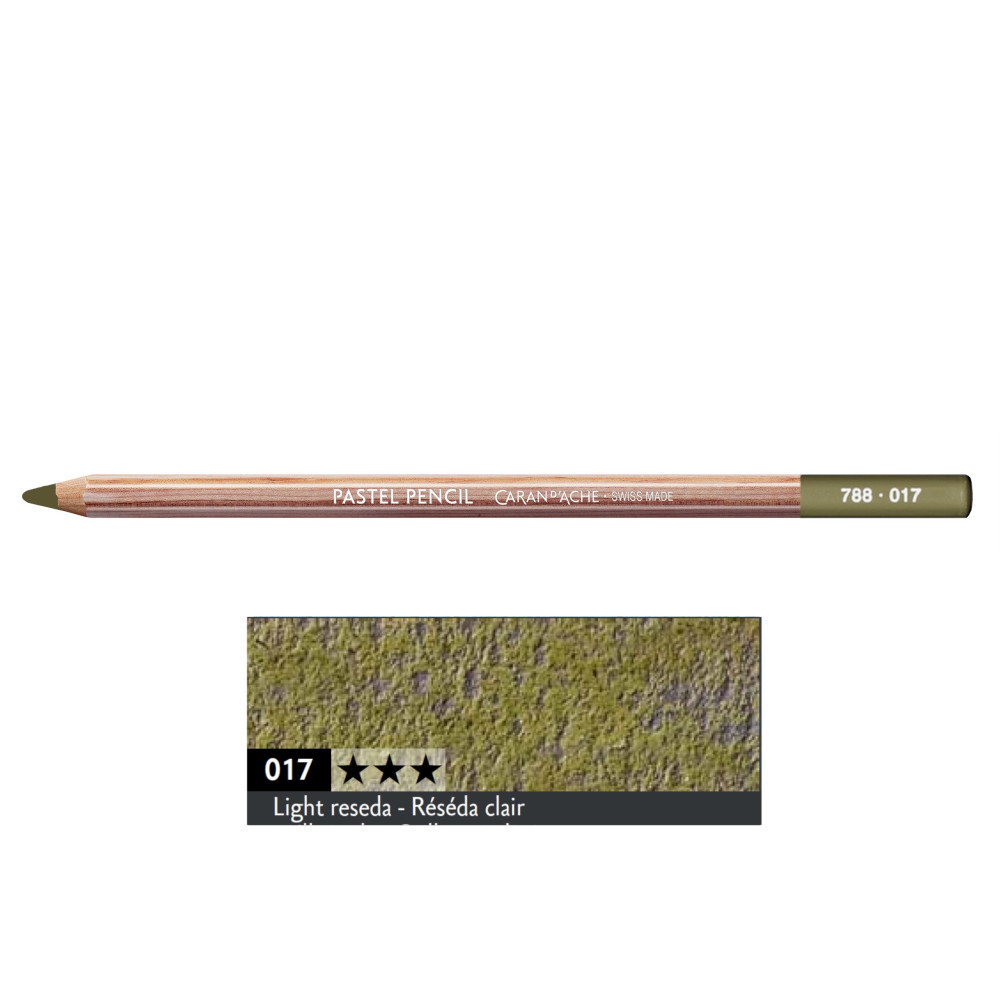 Pastela sucha w kredce Pastel Pencil - Caran d'Ache - 017, Light Reseda