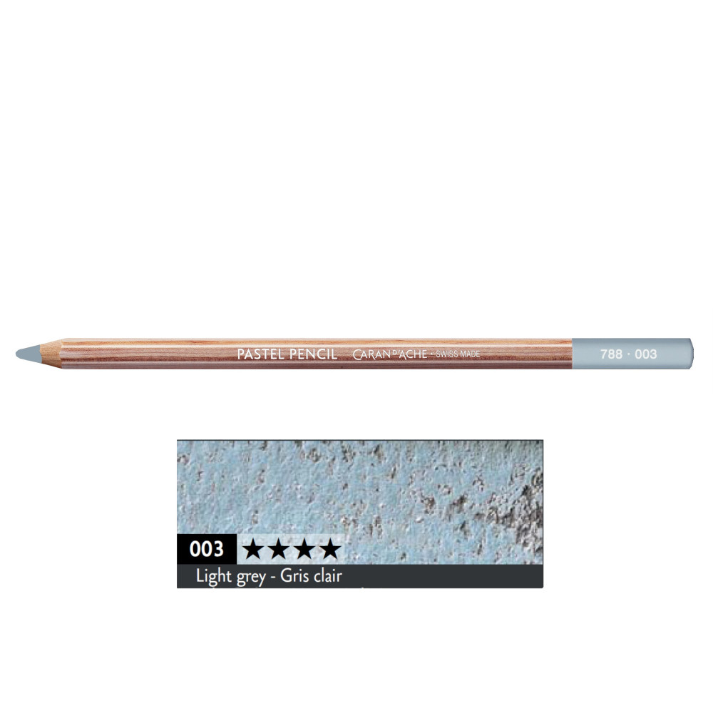 Dry Pastel Pencil - Caran d'Ache - 003, Light Grey