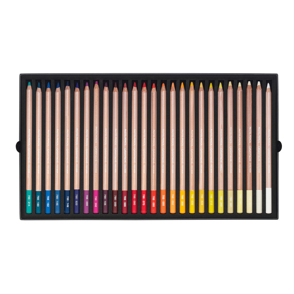 Zestaw pasteli suchych w kredce Pastel Pencil - Caran d'Ache - 76 kolorów