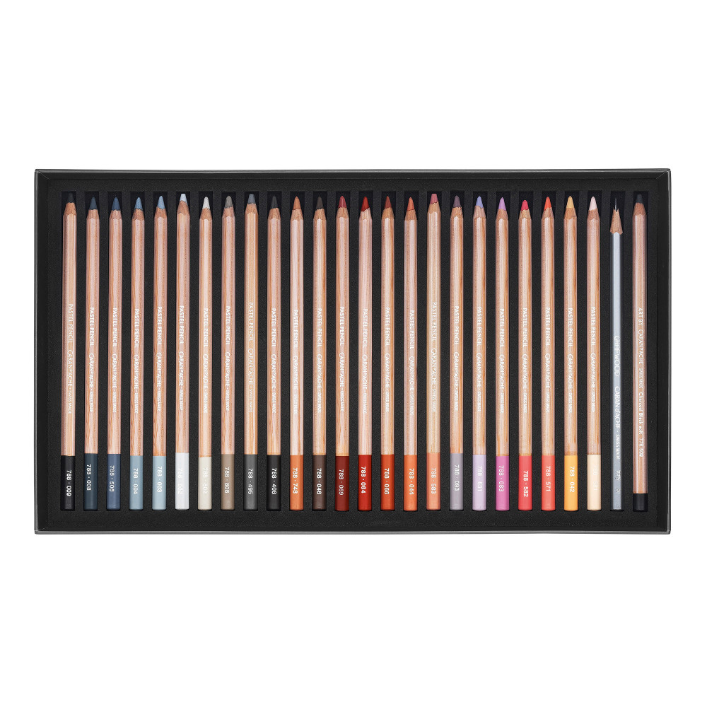 Set of dry Pastel Pencils - Caran d'Ache - 76 colors