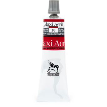 Farba akrylowa Maxi Acril - Renesans - 10, Saturn red, 60 ml
