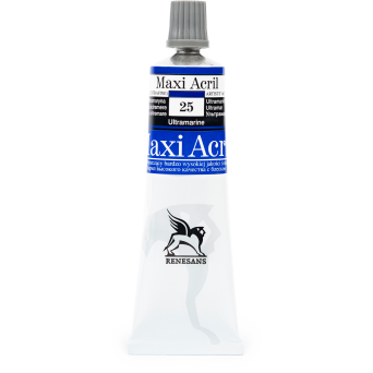 Farba akrylowa Maxi Acril - Renesans - 25, ultramarine blue, 60 ml