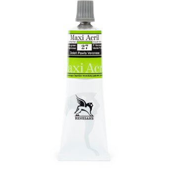 Farba akrylowa Maxi Acril - Renesans - 27, Paolo Veronese green, 60 ml