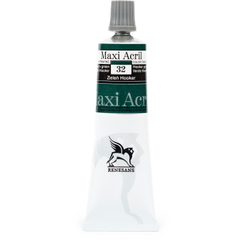 Farba akrylowa Maxi Acril - Renesans - 32, Hooker's green, 60 ml