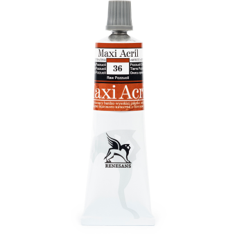 Farba akrylowa Maxi Acril - Renesans - 36, raw pozzuoli, 60 ml