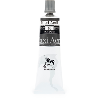 Farba akrylowa Maxi Acril - Renesans - 40, bitumen, 60 ml