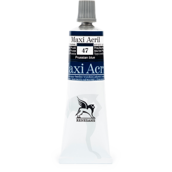 Farba akrylowa Maxi Acril - Renesans - 47, Prussian blue, 60 ml