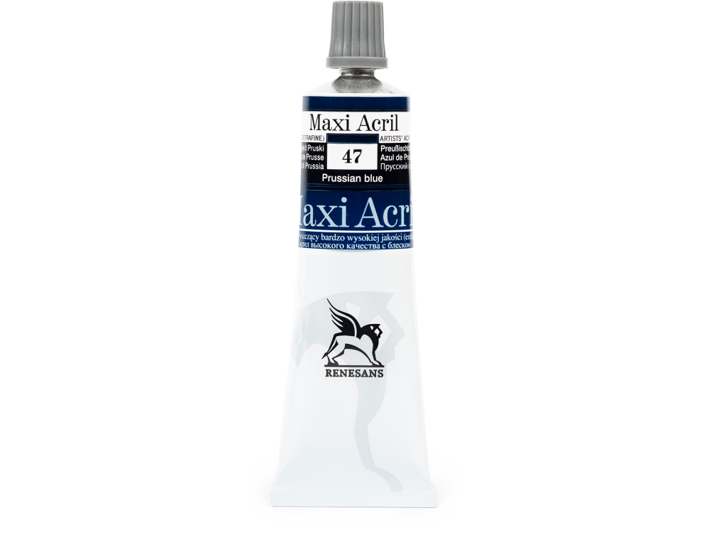 Farba akrylowa Maxi Acril - Renesans - 47, Prussian blue, 60 ml