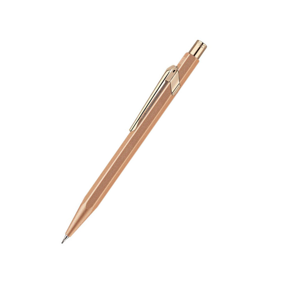Ołówek mechaniczny 844 Premium z etui - Caran d'Ache - Brut Rose, 0,7 mm