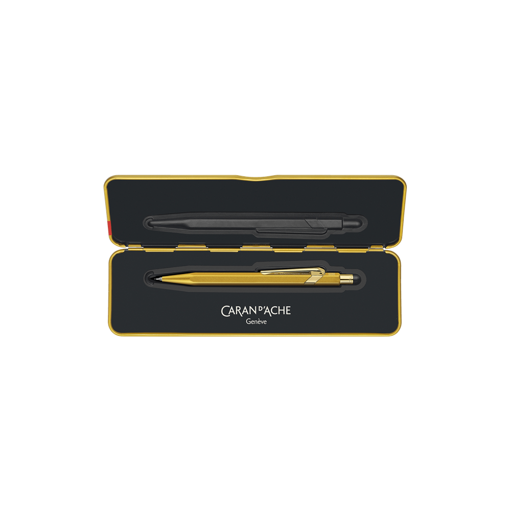 Mechanical pencil 844 Premium - Caran d'Ache - Goldbar, 0,7 mm