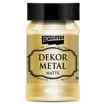 Dekor Metal paint for furniture - Pentart - gold, 100 ml