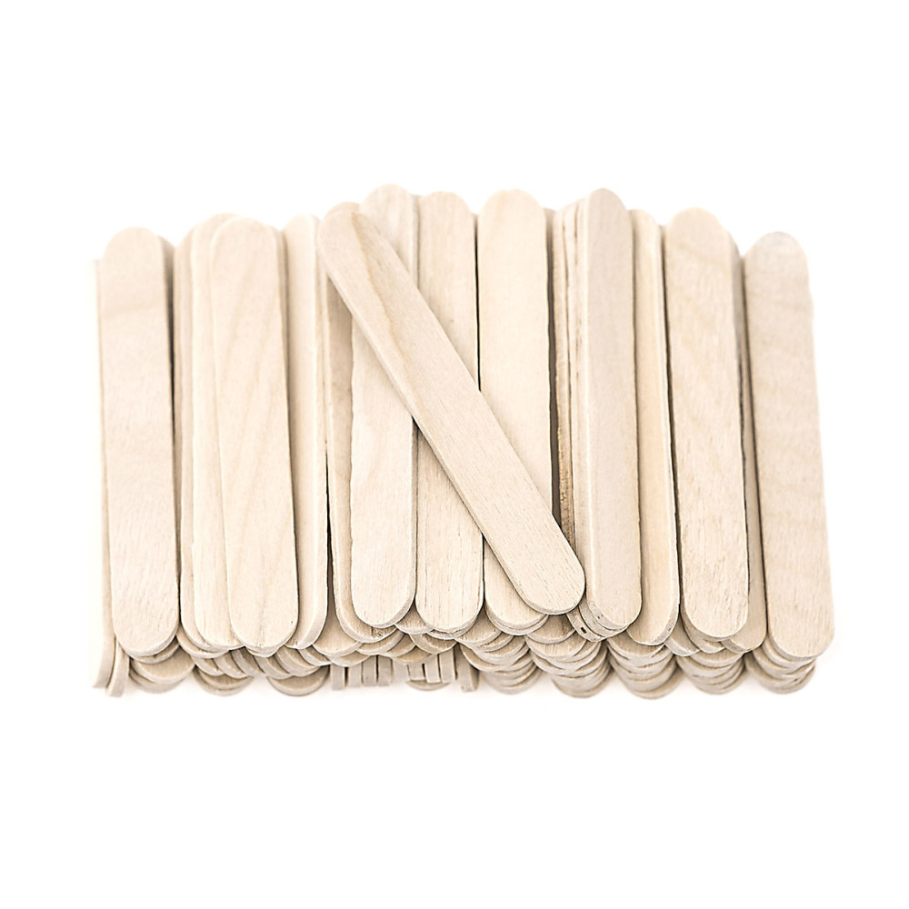 Wooden mini creative sticks - DpCraft - 6,5 x 1 cm, 100 pcs.