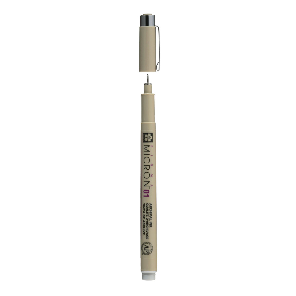 Pigma Micron Fineliner 01 - Sakura - Light Cool Gray, 0,25 mm