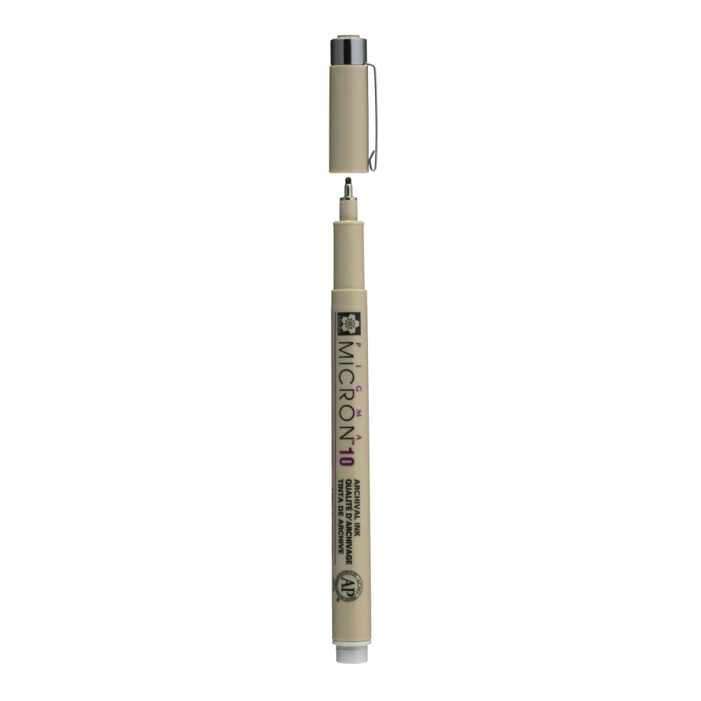 Pigma Micron Fineliner 10 - Sakura - Light Cool Gray, 0,60 mm