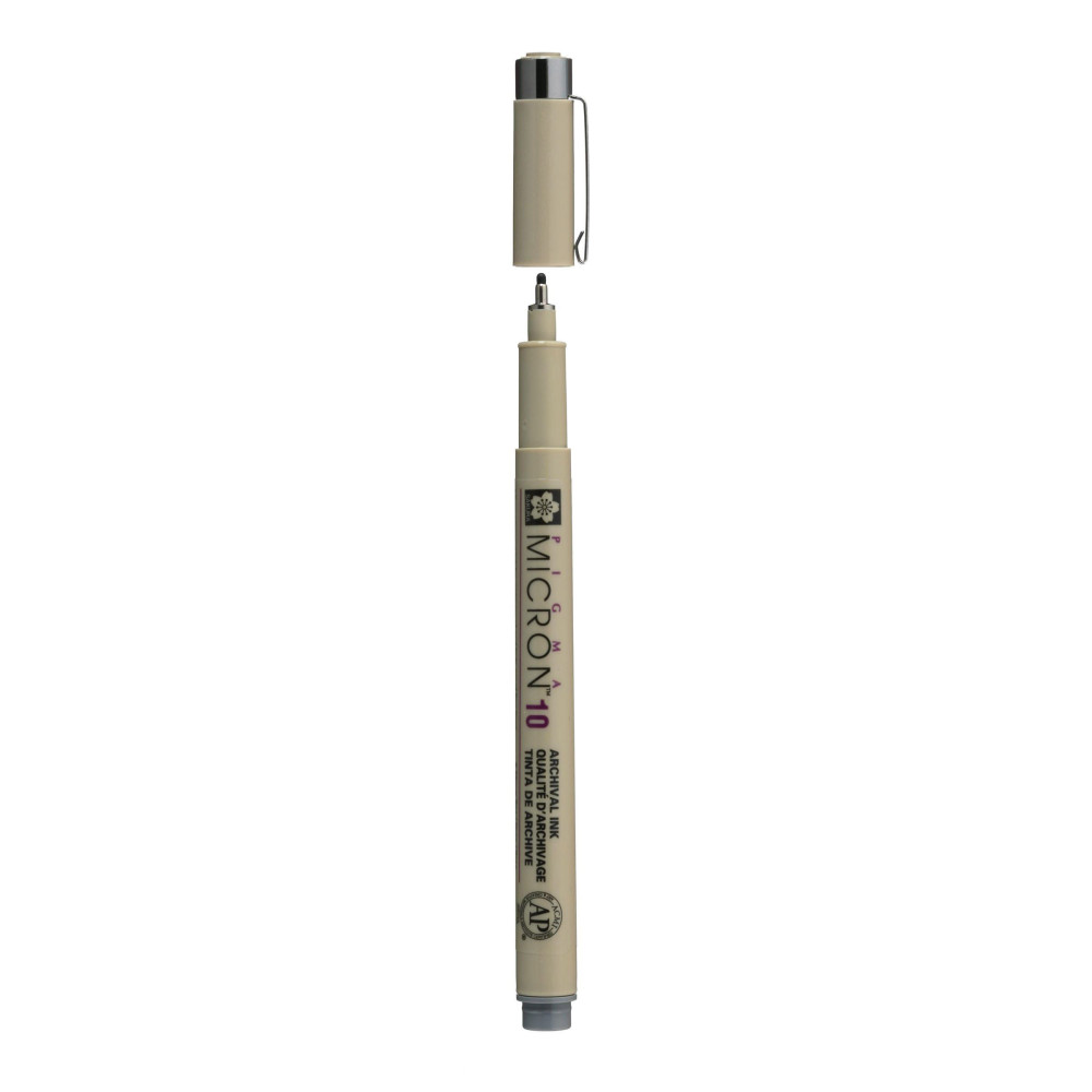 Cienkopis Pigma Micron 10 - Sakura - Cool Gray, 0,60 mm