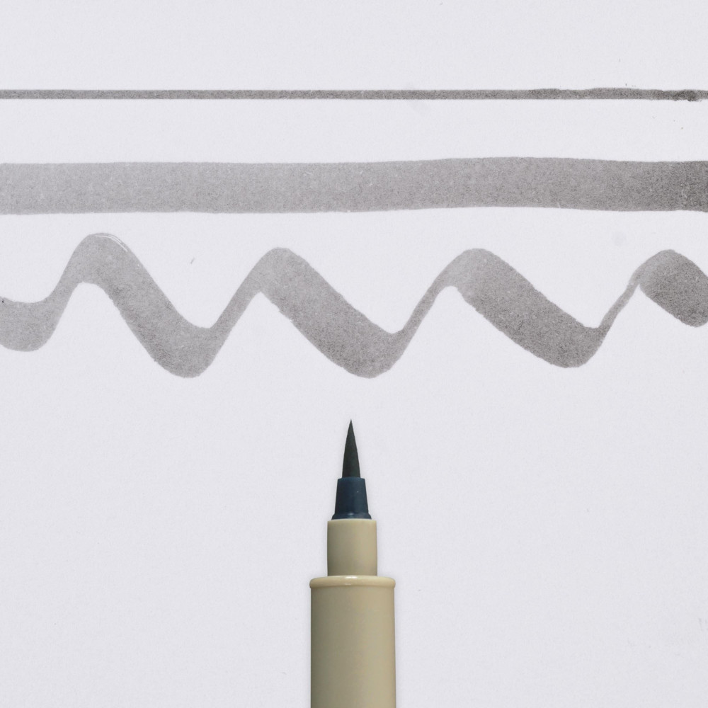 Pigma Micron Brush Pen - Sakura - Cool Gray