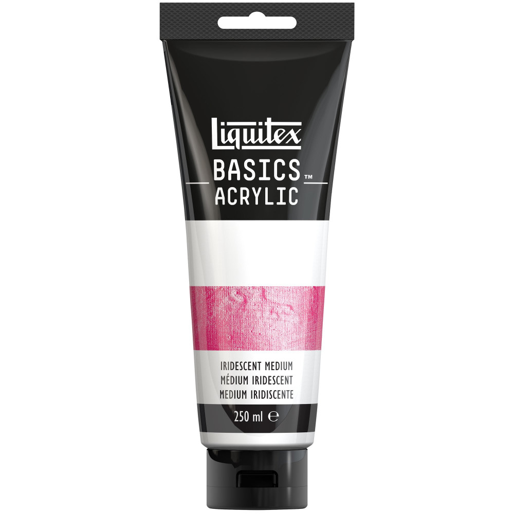 Medium do farb akrylowych Basics Acrylic - Liquitex - opalizujące, 250 ml