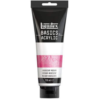 Medium do farb akrylowych Basics Acrylic - Liquitex - opalizujące, 250 ml