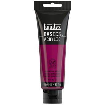 Farba akrylowa Basics Acrylic - Liquitex - 114, Quinacridone Magenta, 118 ml