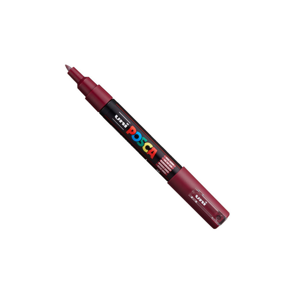 Marker Posca PC-1M - Uni - czerwony, red wine