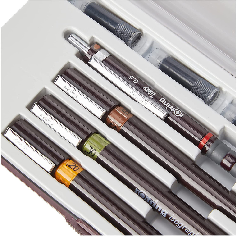 Set of Isograph drawing pens Junior Set - Rotring