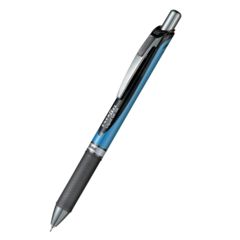 Rollerball pen EnerGel, needle tip - Pentel - black, 0,5 mm