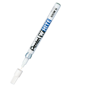 Oil Marker 100WS - Pentel - white, fine tip, 1,97 mm