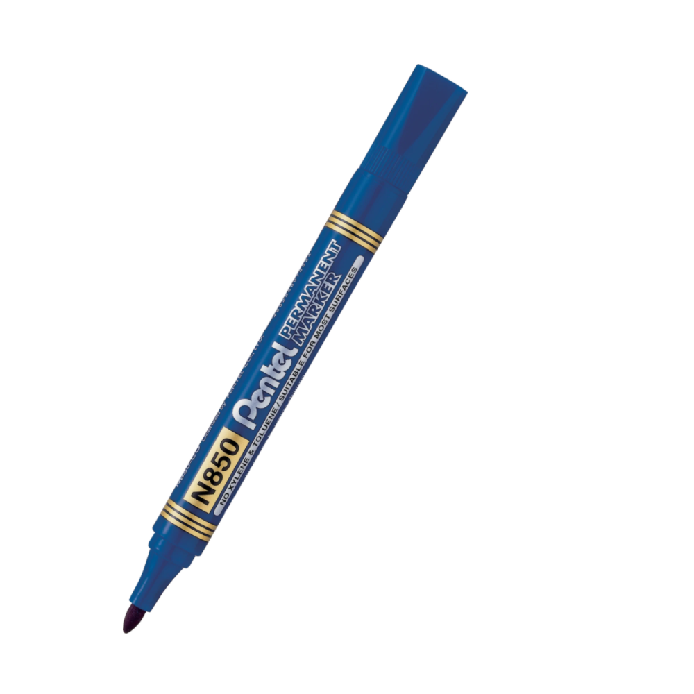 Permanent marker N850 - Pentel - blue, 4,5 mm