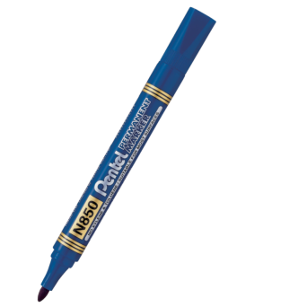 Permanent marker N850 - Pentel - blue, 4,5 mm