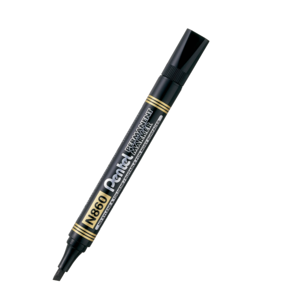 Marker permanentny N860 - Pentel - czarny, 4,5 mm
