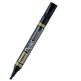 Marker permanentny N860 - Pentel - czarny, 4,5 mm